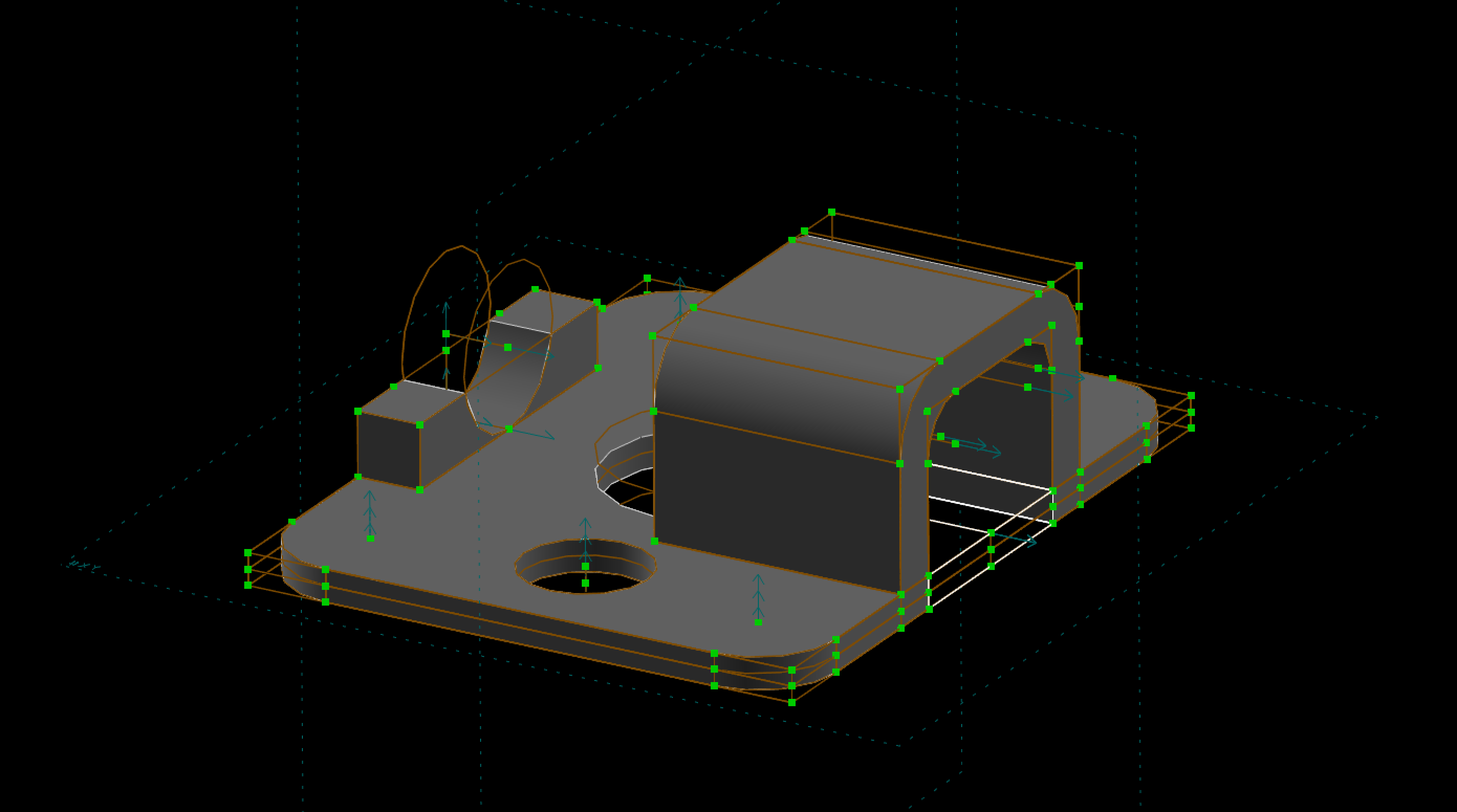 Screenshot of the replacement part in solvespace